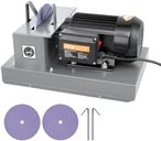 VEVOR Lawn Mower Blade Sharpener - 2/3HP 500W Grinder with 7-inch Ceramic Wheel, Sharpens High/Low Lift, Gator & Flat Blades
