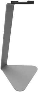 Kanto H1W Universal Desktop Headphone Stand with Curved Silicone Padding | Silver