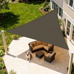 Artpuch Sun Shade Sail 26'X26'X26' Mocha Triangle