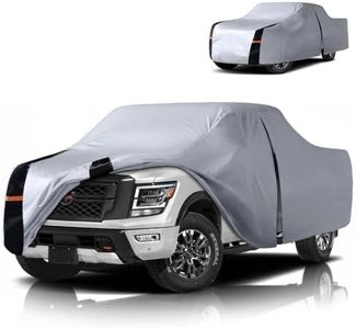 Multi-Layer Nissan Titan XD Truck Cover, Custom fit Titan XD 2016-2026 Crew Cab Short Bed(6.6') Car Cover Waterproof All Weather, Full Exterior Cover Rain Wind Dust and UV Protection with Door Zipper