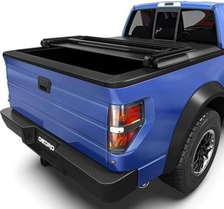 OEDRO Soft Tri-Fold Truck Bed Tonneau Cover Compatible with 2009-2014 Ford F-150 F150 Compatible with 5.5 Feet Bed