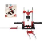 Multi Angle Drill Guide, Mobile Drill Stand with Chuck Precision Drill Guide 0° to 60° Adjustable Angle Locking Hex Drive for Cordless Screwdrivers and Drill Machines Self-Centering Hand