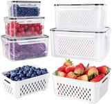 5 PCS Large Fruit Containers for Fr