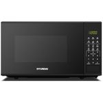Hyundai 800W 20L Black Digital Microwave, Stainless Steel Interior, 11 Power Levels, Automatic Defrost, 6 Auto Cook Modes, Clock and Timer, Digital Controls, Easy Clean & Child Lock