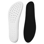 WLLHYF 1 Pairs Memory Foam Shoe Insoles, Cropable Shock Absorption Inserts Arch Support Cushioning Sports Insoles Soft Comfortable Replacement Insoles for Men Women Men: UK 6-11