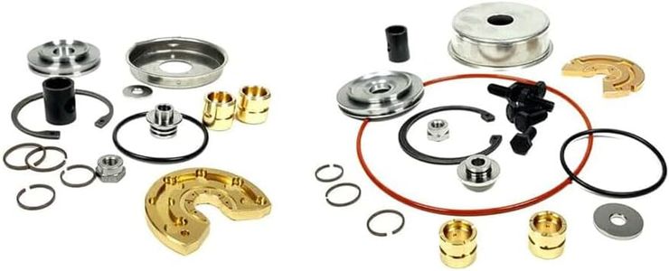SpeedyTurbo 6.4L Compound Turbo High and Low Pressure Turbo Repair Rebuild Kit for 2008-2010 Ford Powerstroke 6.4L F250 F350 F450 Super Duty Turbocharger