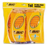 BiC 1 Sensitive Mens Single Blade Disposable Shaver 8 Packs of 5