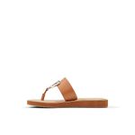 Aldo Women's Tatyx Flat Sandal, Cognac, 5.5 UK