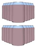 25 Pack Dusty Rose Blank Can Cooler Sleeves, Customizable Bulk Sublimation Can Coolers, Extra-Thick Collapsible Drink Insulator Sleeve, Beer Can Coolers for Party Beverages, PartyPrints