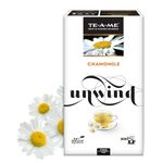 TE-A-ME Chamomile Tea - 100 Tea Bags | Chamomile Tea Bags | Chamomile | Pure Chamomile Tea Bags