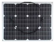 LOWENERGIE Flexible ETFE Solar Panel PV Photo-voltaic. Ideal for Caravans, Boats, Gardens, Camping & Motorhomes. (50W)