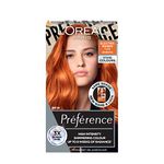 L'Oréal Paris Permanent Hair Colour, Long-Lasting Shine and Intense Colour, For up to 8 Weeks, Preference Vivids (Colorista), Electric Mango 7.46, x1 pack