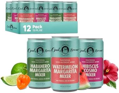 Owl's Brew Classic Cocktail Mixer Variety Pack, 12 Pack (7.5 oz Cans), Watermelon Margarita, Habanero Margarita, Hibiscus Cosmo with Clean Ingredients, Just Add Spirits or Sparkling Water, Functional Non Alcoholic Mixer, 35 Calories