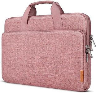 DOMISO 17.3 inch Laptop Sleeve Bag Water-Resistant Carrying Case with Handle for Dell/MSI GS73VR Stealth Pro/HP Envy 17/LG Gram 17"/ROG Strix GL702VS/17.3" Notebooks,Pink