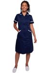 Mirabella Health & Beauty Women's Kingfisher Healthcare Step in Dress Navy-White 12 UK