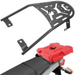 KEMIMOTO Motorcycle Rear Luggage Rack Compatible with TW200 1987-2024 Rear Rack Carrier Enduro Luggage Rack Rear Tail Storage Rack 87-Present