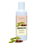 Young Chemist Natural Jojoba Oil for Face Massage - 100ml, Enhances Hair Growth, Skin Health, Nail Strength, and Lip Hydration