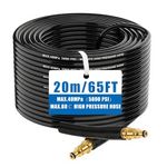 20M Pressure Washer Replacement Hose for Karcher K Series K2 K3 K4 K5 K6 K7, Extension Hose for Jet Washing with Quick Click Plug Connector,Anti Twist for Cleaning Car Garden