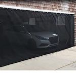 Sliding Garage Door Screen with Tra