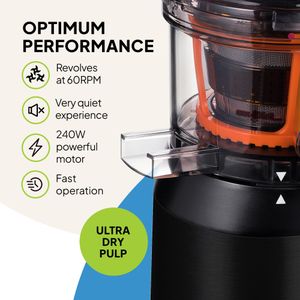 Fridja f1900 Cold Press Juicer – Slow Masticating Juice Extractor