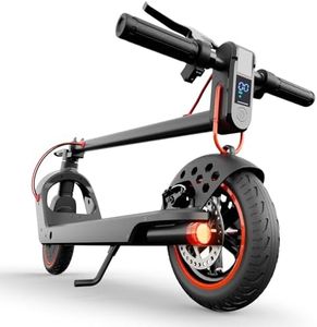 Electric Scooter, Electric Scooter Adult 350W/500W with 25-35KM Range, Max Speed 25KM/H, Max load 120KG/140KG, 8.5" Solid Tire, Double Braking System, App Control for Adults and Teens