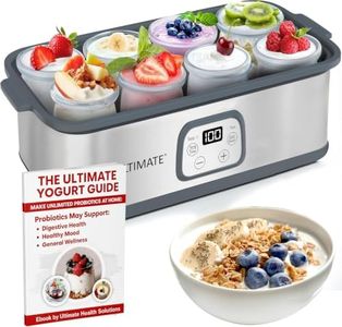 Ultimate Probiotic Yogurt Maker with TruTemp™ Adjustable Temperature & Time Control, Make Trillions of Live Probiotics for Gut Health, ULTIMATE LIFETIME WARRANTY, Wellness Gifts for Men & Women