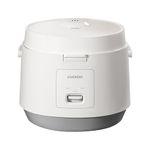 Cuckoo CR-1095 10 Cups Basic Electric Rice Cooker and Warmer, Nonstick Inner Pot, White/Gray