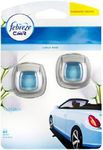 Febreze TWIN PACK CAR VENT CLIP ON AIR FRESHENER (Economy Pack) COTTON FRESH