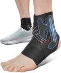 Fit Geno Ankle Stabilizer Brace for Sprained Ankles - Quick Release, Adjustable, Breathable Support for Men and Women