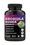 Adoreal Sports Range Rhodiola Rosea Capsules, Support Brain Health, Boost Memory, Restful Sleep, Relief Stress and Anxiety,120 Capsules