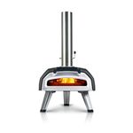 Ooni Karu 12G Multi-Fuel Outdoor Pizza Oven – Portable Wood Fired and Gas Pizza Oven - Outdoor Portable Pizza Oven For Authentic Stone Baked Pizzas - Countertop Pizza Oven