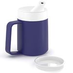 JFA Supplies 1 Handle 165ml Blue Adult Drinking Mug/Drinking Cup/Sippy Cup/Non Spill Cup