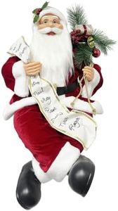 Fraser Hill Farm 35-in. Animated Musical Sitting Santa with Gifts