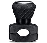 Spurtar Steering Wheel Knob, Universal Car Steering Wheel Aid Assister Spin Knob Fit for Steering Wheel, Cars, Semi Truck, Forklifts, Tractors, Boat, and Golf Cart – Black