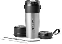 nutribullet Flip Insulated Portable Blender Brushed Stainless