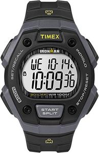 Timex Men's Ironman Classic 30 38mm Watch, Black, Gray, Timex Ironman Classic 30 Full-Size 38mm Watch