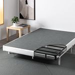 Zinus Queen Size Box Spring – 5 Inch Low Profile Metal Smart Box Spring, Mattress Foundation, Strong Metal Frame, Tool-Free Locking Brackets for Easy Assembly, 5 Year Warranty, Queen Size, White