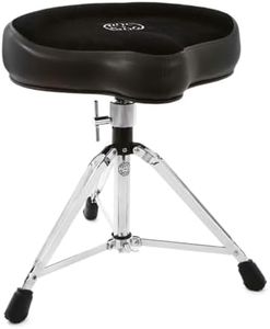 Roc n Soc Drum Stool Throne With Custom Base Black