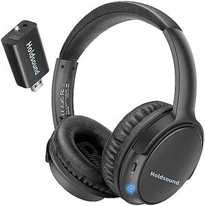 Wireless Headphones for TV - BKM400 Bluetooth TV Headphones Wireless with USB Transmitter Set Optical, AUX, RCA, USB, Plug & Play, 165FT Long Range, No Delay, 20 Hours, Louder and Clearer