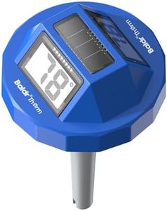 BaldrTherm Pool Thermometer Digital Floating, Swimming Pool Water Temperature Sensor, 2026 New Upgrade | Solar Powered | Easy Read | High Precision | Anti-Fog, for Hot Tub, Spa & Ice Bath
