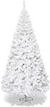 Goplus 6ft White Christmas Tree, Un