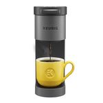 Keurig K-Mini Go Single Serve K-Cup Pod Coffee Maker, 1.24 L removable reservoir, Gray