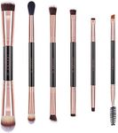 Docolor 6Pcs Double Ended Eyeshadow Brushes Professional Eye Makeup Brushes Set Eyeshadow Brushes Set Eyeshadow Blending Eyebrow Travel Make Up Brushes Kits