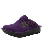 Alegria Classic - Timeless Comfort, Arch Support and Style Women's Shoe for Everyday Elegance and Slip-Resistant - Nursing and Healthcare Professionals, Deep Amethyst, 8-8.5