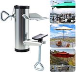 KSUYICA Patio Beach Umbrella Holder, Multifunctional Umbrella Stands Clamp Holder Clip Umbrella Holder Outdoor Deck Mount Fishing Umbrella Mount Clamp