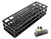 Young Wolf 63 Holes Screwdriver Organizers Storage Rack Multi-function Tool Stand Acrylic for Workshop Tools Tray Screwdriver Tweezer Brushes Pens