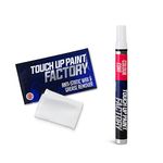 Touch Up Paint Factory - Scratch Repair Kit Compatible With MERCEDES Cars With Colour Code: 144 - DIGITAL WHITE METALLIC Size: Paint Pen Kit - Lite (Small) - Computer Matched