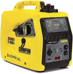 Champion Power Equipment 100402 2000-Watt Dual Fuel Parallel Ready Inverter Portable Generator, yellow