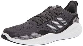 adidas Men's Fluidflow 2.0 Shoes Cross Country Running, Black/White/Grey, Numeric_9