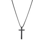 Rockyu Jewelry Necklace Gold 18K Gold Stainless Steel Women's Crucifix Cross Round Watermark Women's Necklace Pendant Hawaiian Party Gift Stainless Steel Gold